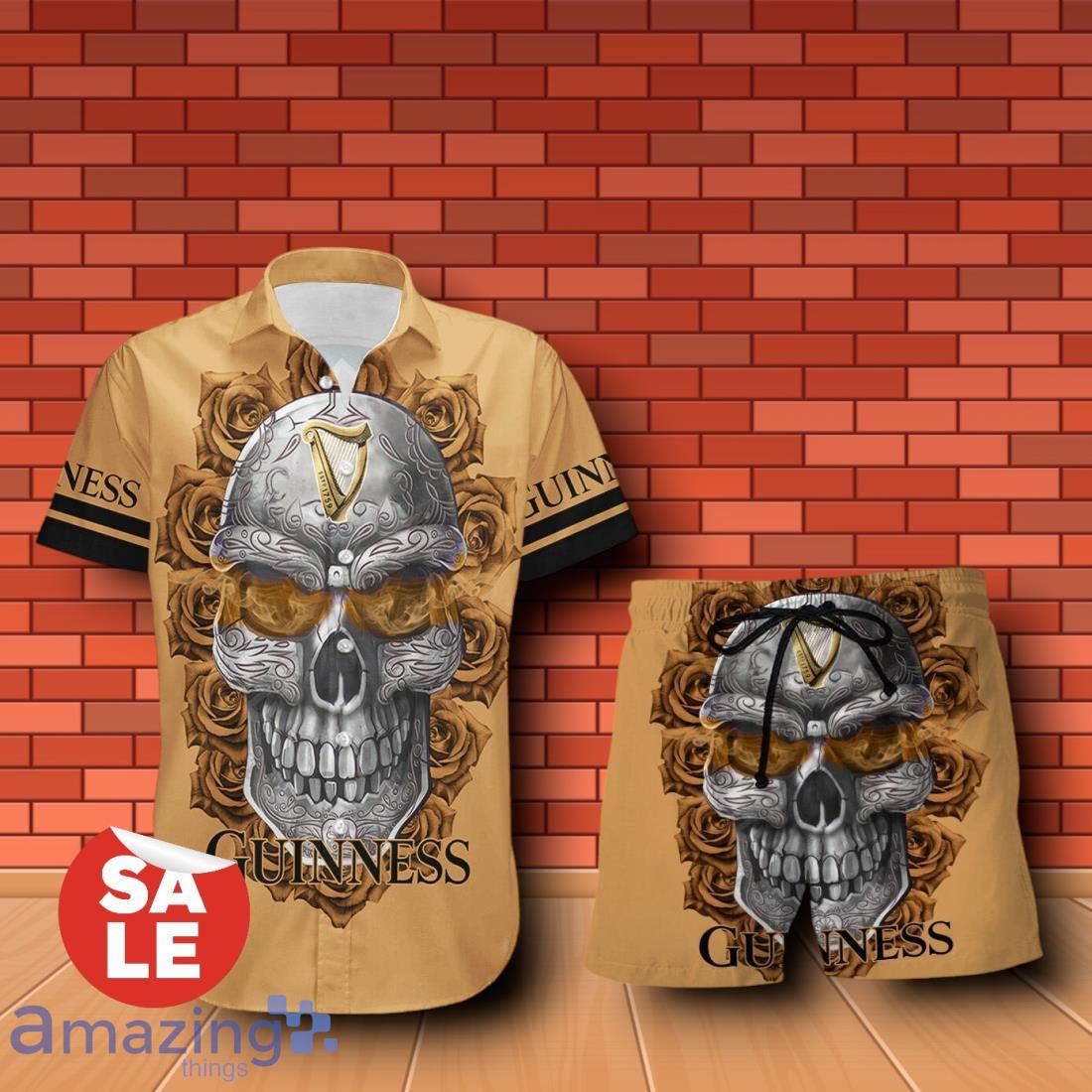 Guinness Sukull Rose 3D Hawaiian Shirt & Shorts For Men Women image Guinness Sukull Rose 3D Hawaiian Shirt & Shorts For Men Women Product Photo 1