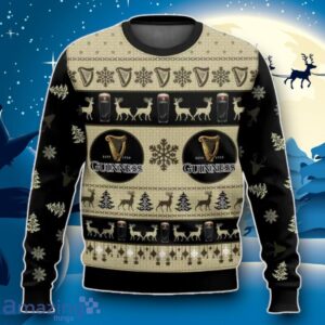 Guinness Ugly Christmas 3D Sweater Impressive Gift Product Photo 1