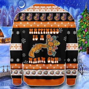 Happiness Is A Warm Gun Ugly Christmas 3D Sweater Impressive Gift Product Photo 2