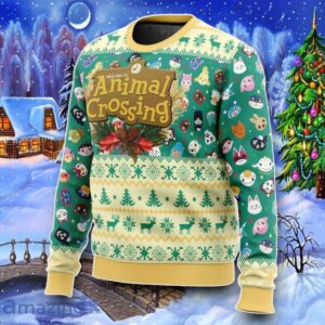Happy Animal Villagers Animal Crossing Ugly Christmas 3D Sweater Impressive Gift Product Photo 2