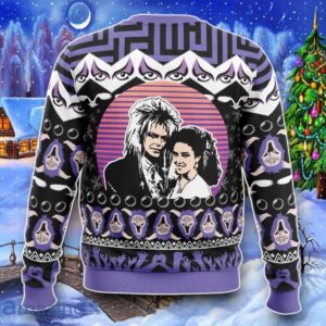 Happy Ending Labyrinth Ugly Christmas 3D Sweater Impressive Gift image Happy Ending Labyrinth Ugly Christmas 3D Sweater Impressive Gift Product Photo 2