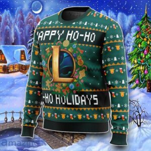 Happy Ho-Ho-Ho Holidays League Of Legends Ugly Christmas 3D Sweater Impressive Gift Product Photo 2