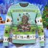 Happy Holidays Studio Ghibli Ugly Christmas 3D Sweater Impressive Gift