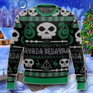 Harry Potter, Avada Kedavra Ugly Sweater Impressive Gift Product Photo 1