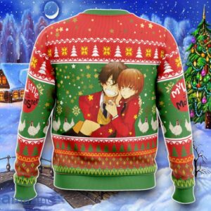 Haru And Shizuku My Little Monster Ugly Christmas 3D Sweater Impressive Gift Product Photo 2