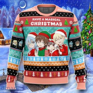 Have A Magical Christmas Konosuba Ugly Christmas 3D Sweater Impressive Gift Product Photo 1