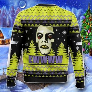Hawk Tuah The Exorcist Horror Ugly Sweater Impressive Gift Product Photo 2