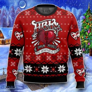 HBK The Heartbreak Kid Shawn Michaels Ugly Sweater Impressive Gift Product Photo 1