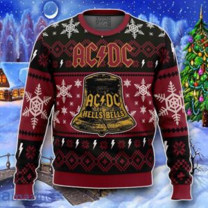 Hells Bells ACDC Ugly Christmas 3D Sweater Impressive Gift Product Photo 1