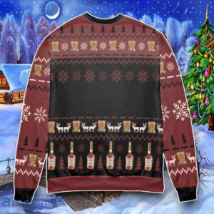 Hennessy Cognac Snowflake Pattern Ugly Christmas 3D Sweater Impressive Gift Product Photo 2
