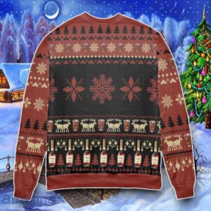 Hennessy Cognac Wine Ugly Christmas 3D Sweater Impressive Gift Product Photo 2