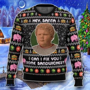 Hey Santa Can I Fix You Some Sandwiches Bad Santa Ugly Christmas 3D Sweater Impressive Gift Product Photo 1