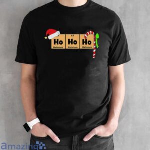 Ho Ho Ho Christmas Chemistry Santa Claus T Shirt image Ho Ho Ho Christmas Chemistry Santa Claus T-Shirt - Black Unisex T-Shirt