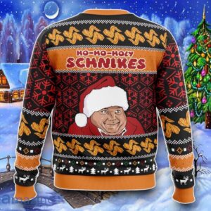 Ho Ho Holy Schnikes Tommy Boy Ugly Christmas 3D Sweater Impressive Gift image Ho Ho Holy Schnikes Tommy Boy Ugly Christmas 3D Sweater Impressive Gift Product Photo 2