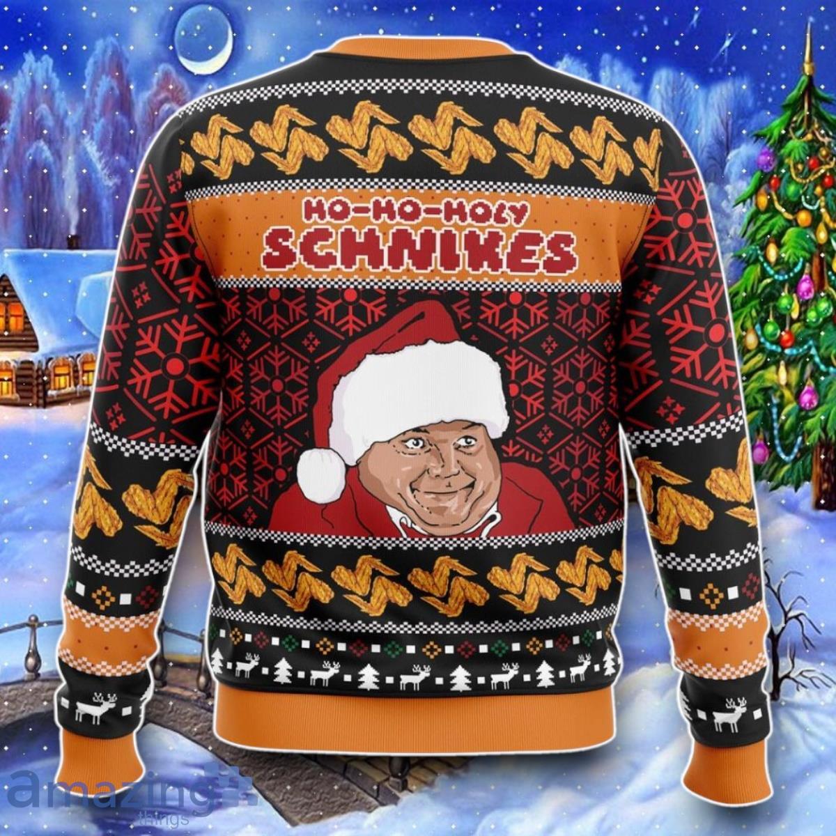 Ho Ho Holy Schnikes Tommy Boy Ugly Christmas 3D Sweater Impressive Gift image Ho Ho Holy Schnikes Tommy Boy Ugly Christmas 3D Sweater Impressive Gift Product Photo 2