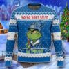Ho Ho Holy Sh!T Im Drunk Michelob Ultra Grinch Ugly Sweater Impressive Gift