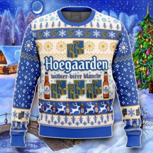 Hoegaarden Beer Ugly Christmas 3D Sweater Impressive Gift Product Photo 1
