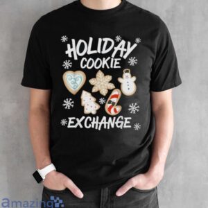 Holiday Cookie Baking Xmas Christmas Cookie Exchange Santa T Shirt image Holiday Cookie Baking Xmas Christmas Cookie Exchange Santa T-Shirt - Black Unisex T-Shirt