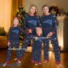 Holidays Diamond Logo New England Patriot Christmas Pajamas Set Family For Men Women Kids