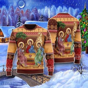 Holy Trinity Christmas Sweater Impressive Gift Product Photo 1