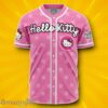 Hooktab 3D Printed Hello Kitty Sanrio Baseball Jersey Unique Gift