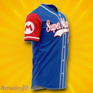 Hooktab 3D Printed Mario Super Mario Bros Men’s Short Sleeve Baseball Jersey Unique Gift image Hooktab 3D Printed Mario Super Mario Bros Men’s Short Sleeve Baseball Jersey Unique Gift Product Photo 2