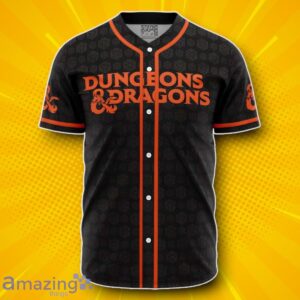 Hooktab 3D Printed Personalized Dungeons &amp Baseball Jersey Unique Gift Product Photo 2