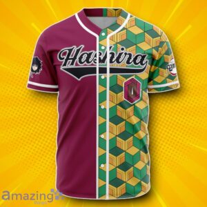 Hooktab 3D Printed Personalized Hashira Giyu Tomioka Demon Baseball Jersey Unique Gift Product Photo 1