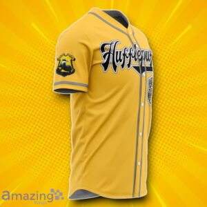 Hooktab 3D Printed Personalized Hufflepuff House Baseball Jersey Unique Gift Product Photo 2