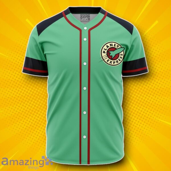 Hooktab 3D Printed Personalized Planet Express Futurama Baseball Jersey Unique Gift Product Photo 2
