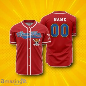 Hooktab 3D Printed Personalized Straw Hats One Piece Men’s Short Baseball Jersey Unique Gift Product Photo 1