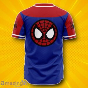 Hooktab 3D Printed Spiderman Marvel Baseball Jersey Unique Gift Product Photo 2