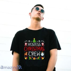 Hostess Christmas Crew Matching Xmas Attendant T Shirt image Hostess Christmas Crew Matching Xmas Attendant T-Shirt - G500 Gildan T-Shirt