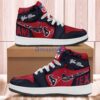 Houston-Texans Air Jordan 1 Sneakers Shoes For Fans