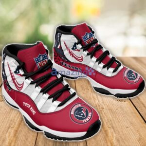 Houston Texans Air Jordan 11 Sneakers Custom Name Sport Team Shoes For Men And Women Product Photo 3