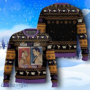 Hulk Hogan Vs Andre The Giant Ugly Christmas Sweater Product Photo 3