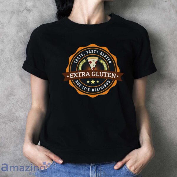 I Love Gluten Shirt, Funny Gluten T-Shirt - Ladies T-Shirt