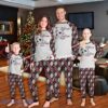 I Will Love My Atlanta Falcons Everywhere Xmas Family Pajamas Set For Men Women Kid