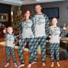 I Will Love My Carolina Panthers Everywhere Ugly Christmas Pajamas Set Family For Adult