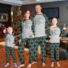 I Will Love My Los Angeles Chargers Everywhere Ugly Christmas Family Pajamas Set For Adult