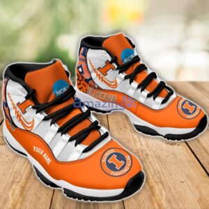 Illinois Fighting Illini Air Jordan 11 Sneakers Custom Name Sport Team Shoes For Men And Women Product Photo 3