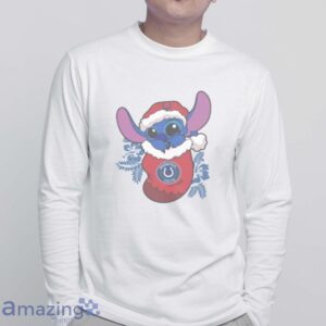 Indianapolis Colts Christmas Stitch In The Sock Funny Christmas NFL T-Shirt - White Sweatshirt