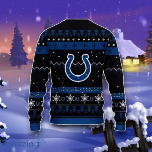 Indianapolis Colts Santa Claus Ugly Christmas 3D Sweater Impressive Gift Product Photo 3