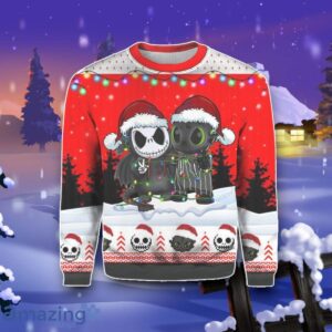 Jack Skellington And Toothless Ugly 3D Sweater Impressive Gift Product Photo 2