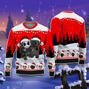 Jack Skellington And Toothless Ugly 3D Sweater Impressive Gift Product Photo 1