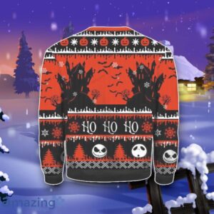 Jack Skellington Ho Ho Ho Ugly 3D Sweater Impressive Gift Product Photo 3
