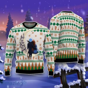 Jack Skellington I Love You To The Moon And Back Ugly 3D Sweater Impressive Gift Product Photo 1
