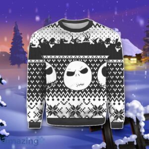Jack Skellington Night Before Christmas Ugly 3D Sweater Impressive Gift Product Photo 2