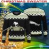 Jaguar Car Racing Snoopy Driving A Car Christmas Sweater For Men Women