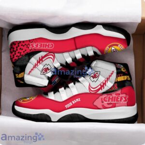 Kansas City Chiefs Air Jordan 11 Sneakers Custom Name Sport Team Shoes For Men And Women Product Photo 2